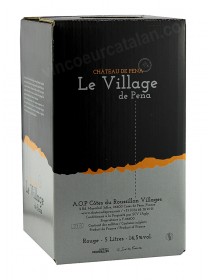 Le Village de Péna - Fontaine à Vin - Rouge AOP - 5L