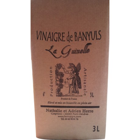 La Guinelle - Vinaigre de Banyuls en cubi de 5L