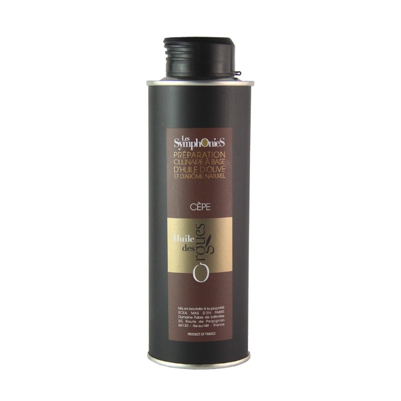 Huile d'olive des Orgues - Cèpe 0.25L