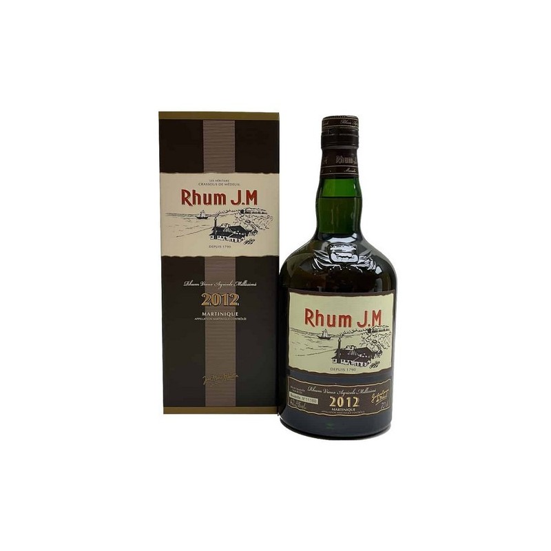 JM - Rhum vieux Millésime 2012 0.70L