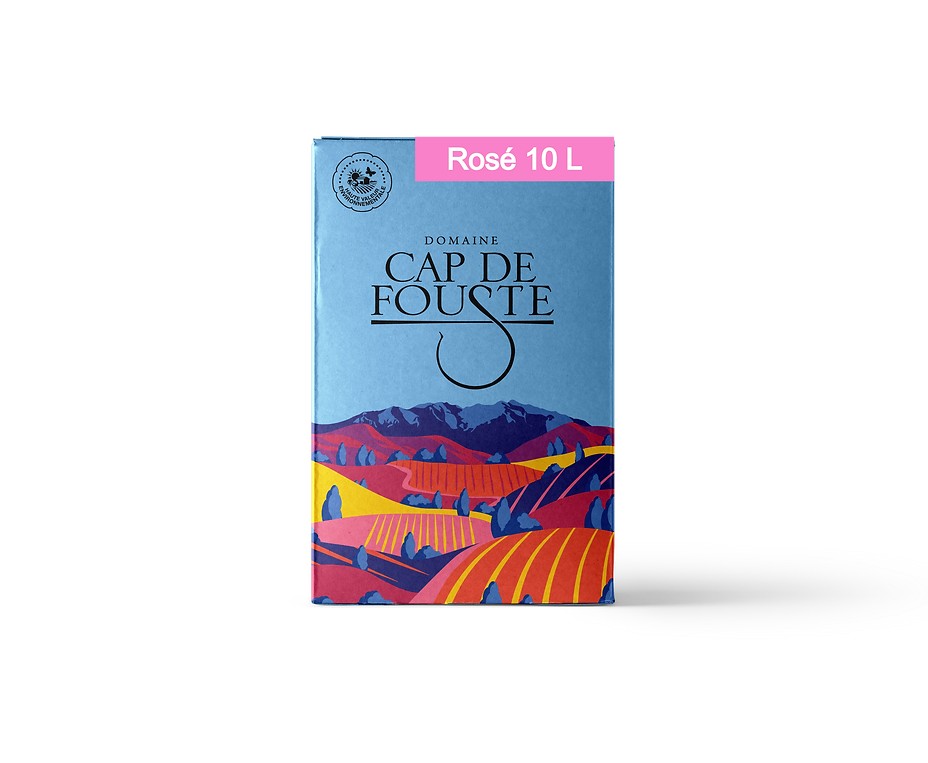Domaine Cap de Fouste - Fontaine à Vin Rosé - 10L Fontaines à vin