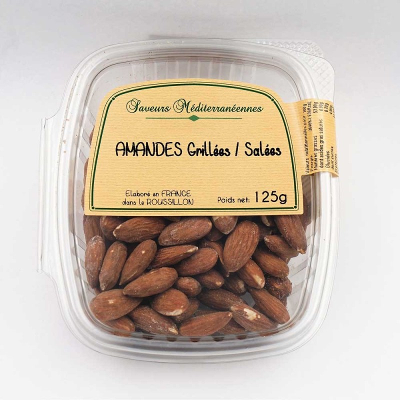 Terria - Amandes Grillées salées Maison 125g