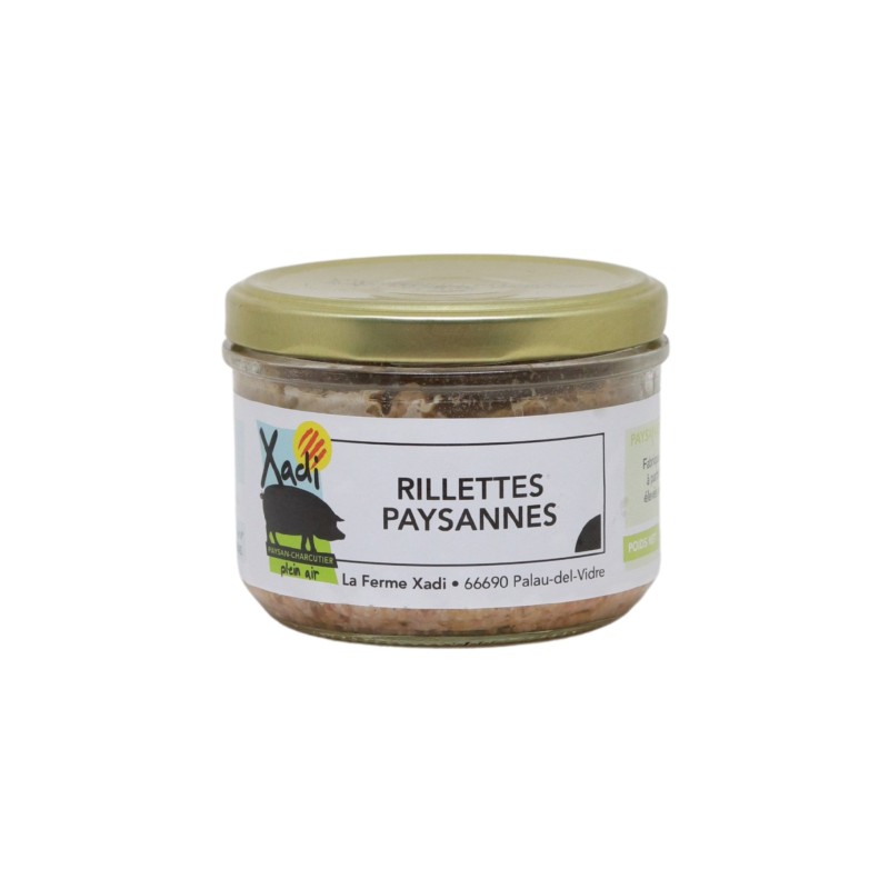 La ferme Xadi - Rillettes Paysannes - Tartinable - 200 gr