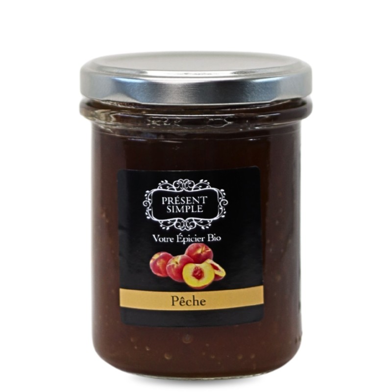 Aïchoux - Présent Simple - Confiture de Pêche Bio - 220gr