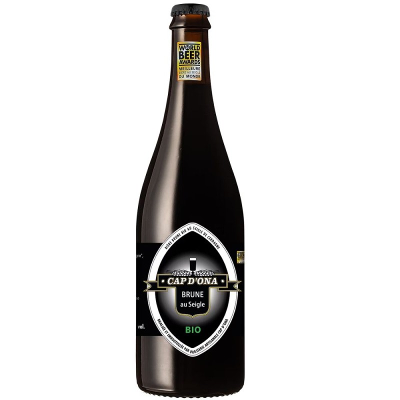 Bière Cap d'Ona - Brune Bio 0.75L