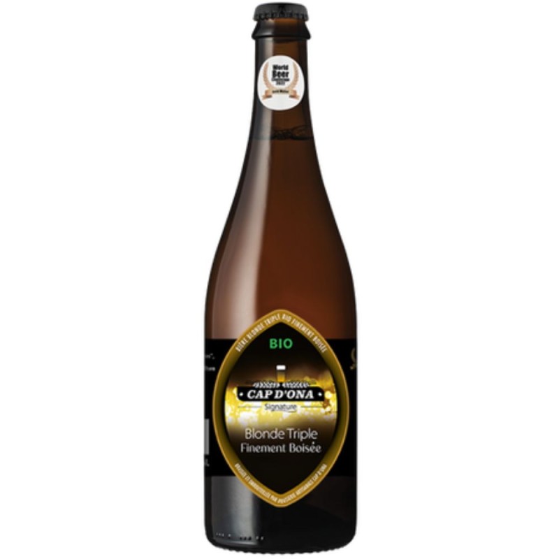 Bière Cap d'Ona - Blonde Triple Bio 0.75L