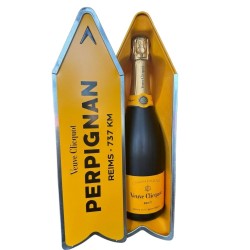 Veuve Clicquot Brut Carte Jaune – Coffret Arrow